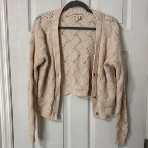 Sincerely Jules Beige Knit Cardigan